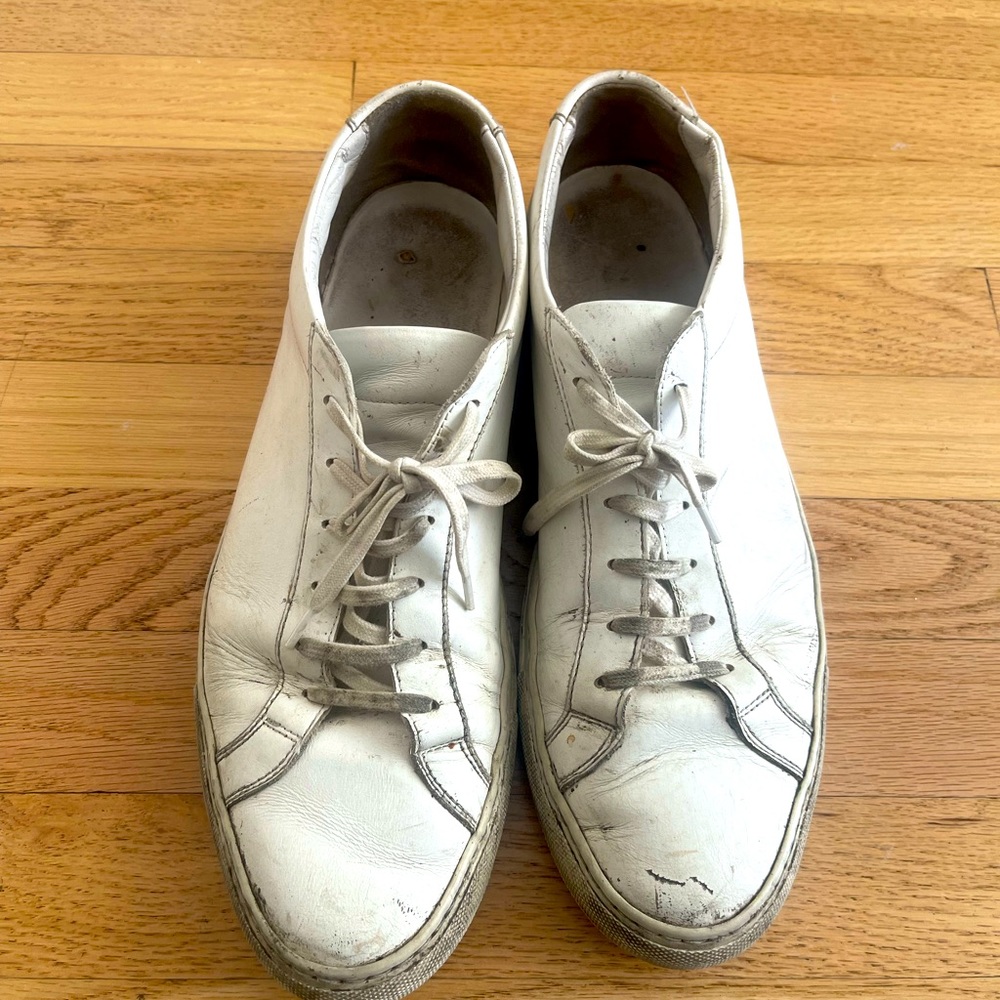 White Common projects original Achilles leather sneakers